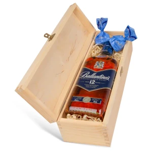 Zestaw z alkoholem CR6 Whisky w skrzynce