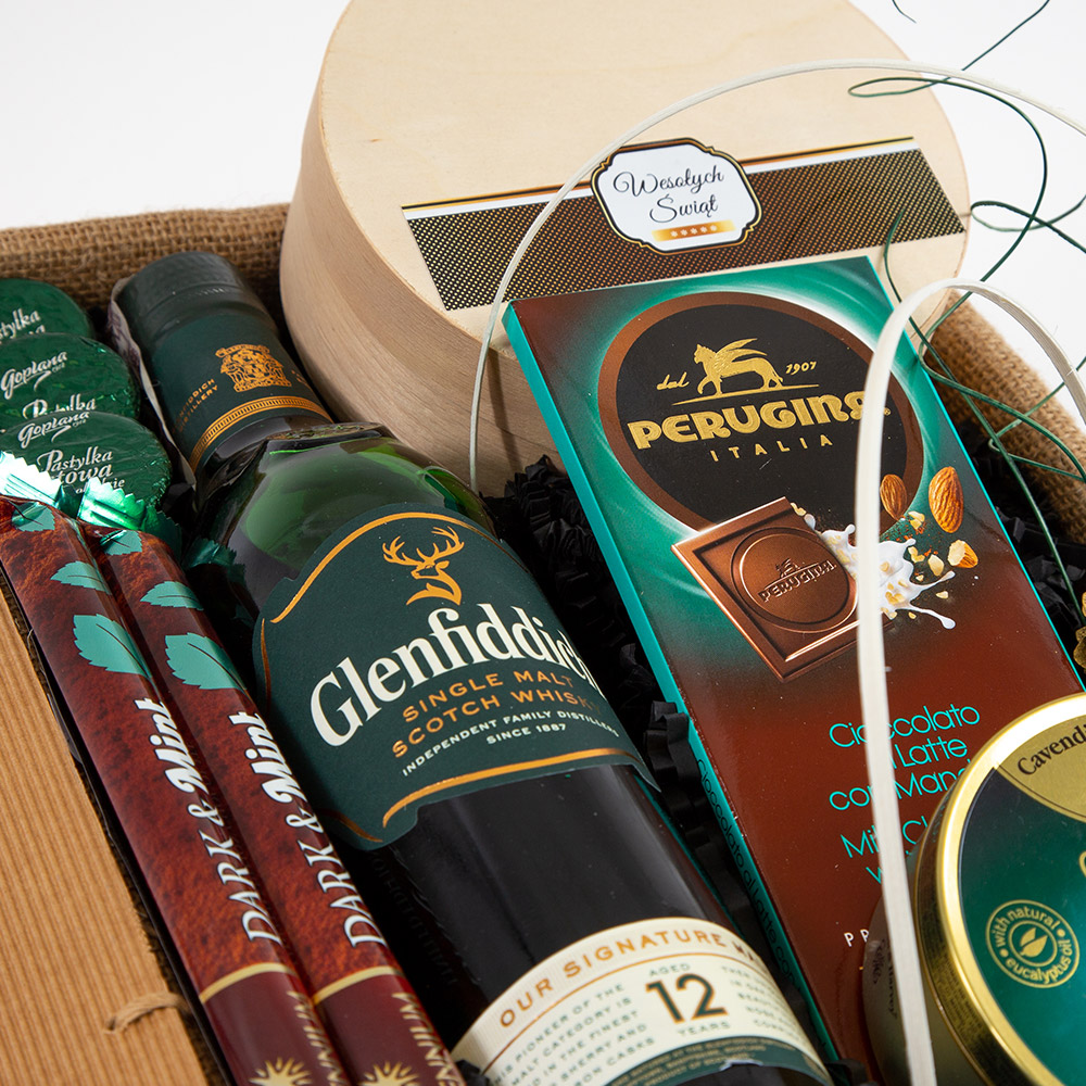 Upominek świąteczny z whisky ES99 Miętowe orzeźwienie