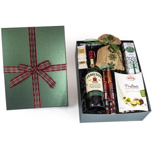 Kosz prezentowy z whisky ES79 Merry Christmas	