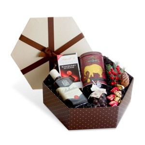 Kosz świąteczny wraz z Whisky CL2 Brown big box