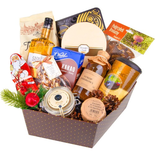 Podziękowanie za działalność BJ112 Siła natury zestaw upominkowy ze smakołykami natury grzyby imbir likier orzechowy