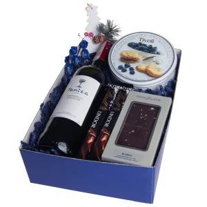 Kosz upominkowy z winem BJ28 Silver box