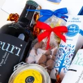 Zestaw upominkowy z włoskim winem Pinot Nero BJ56 Rozkosz smaków-detal-5 włoskie wino merlot pinot nero smaczy upominek biznesowy