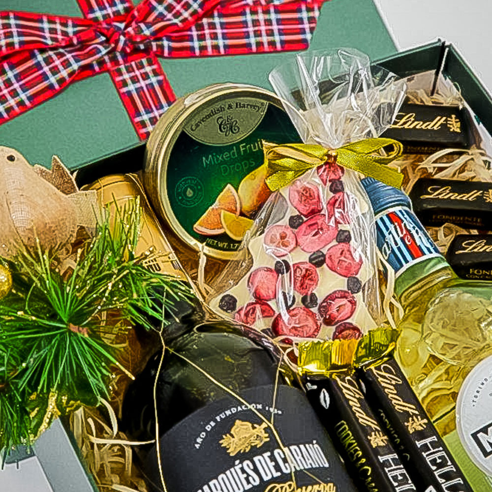 Upominek świąteczny z alkoholem ES101 Uczta dla podniebienia
