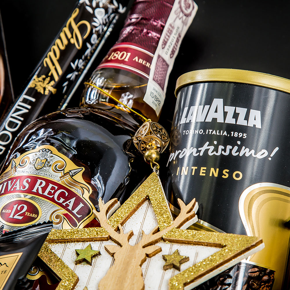 Upominek świąteczny z whiskey ES104 Kawa z miodem