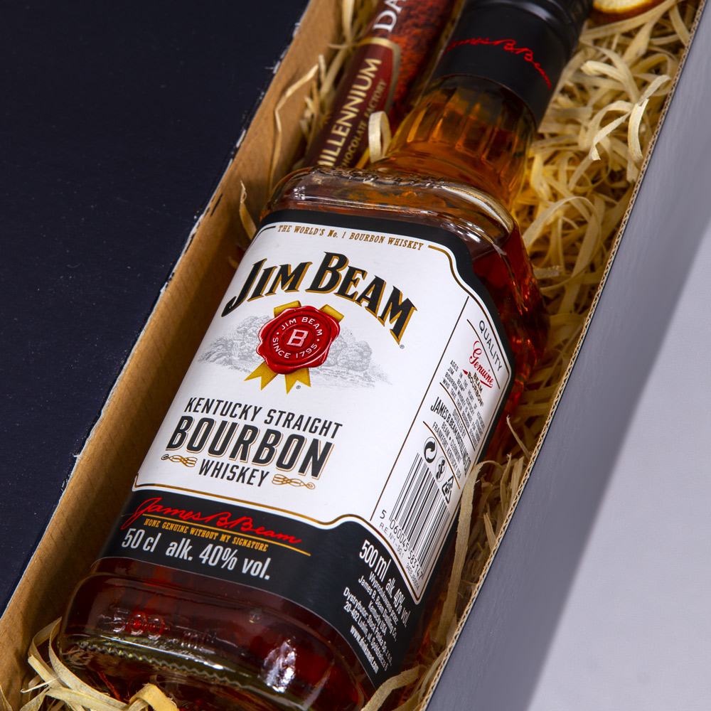 Prezent świąteczny z whisky ES59 Beam family