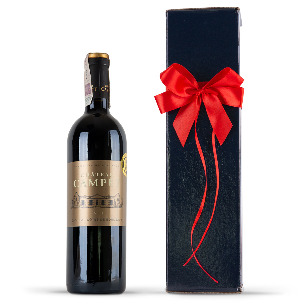 wino-chateau-campet-2015-z-granatowym-pudelkiem