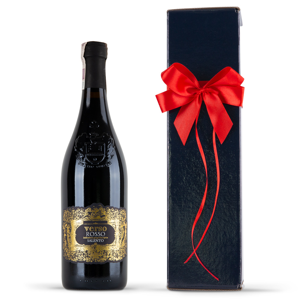 wino-verso-rosso-salento-z-granatowym-pudelkiem